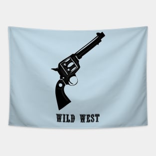 Western Era - Wild West Colt Revolver Tapestry