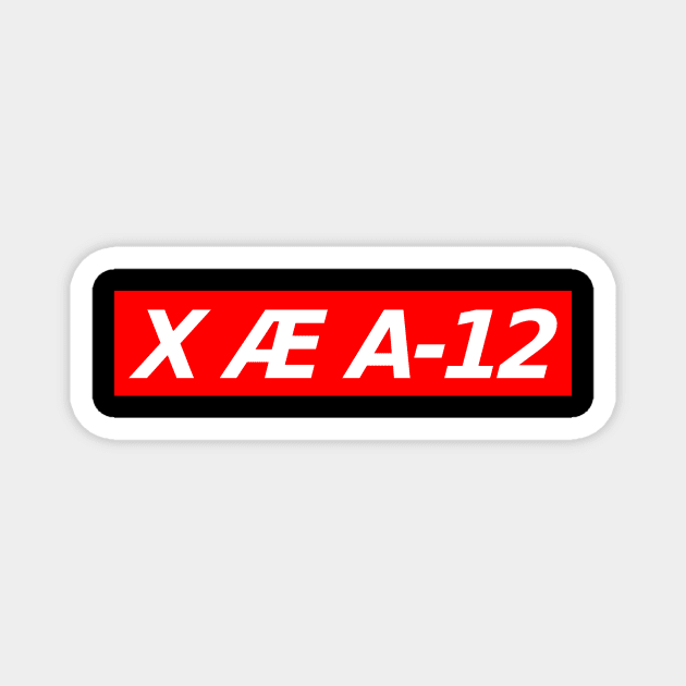 X Æ A-12 Magnet by PatelUmad