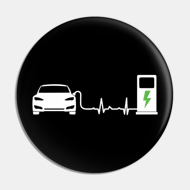 Electric Car Pin by Badgirlart