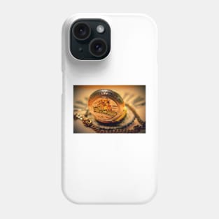 The Golden Train of Time Phone Case