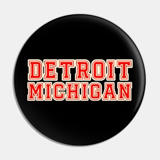 Detroit michigan Pin