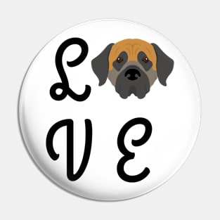 Bull Mastiff Love Pin