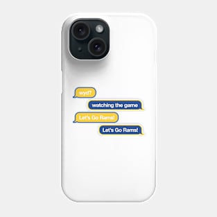 Rams WYD Text Phone Case