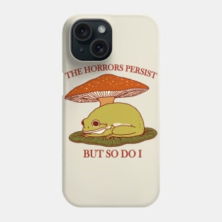 the horrors persist frog v2 Phone Case