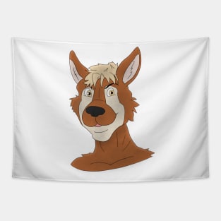 Anthro animal face Tapestry