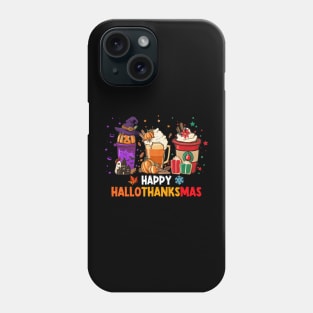Coffee Costume Halloween Thanksgiving Christmas Happy Hallothanksmas Phone Case