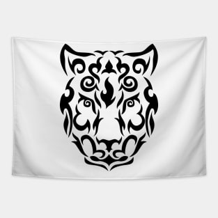 Snow leopard face Tapestry