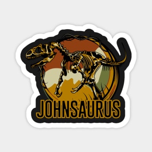 Johnasaurus John Dinosaur T-Rex Magnet
