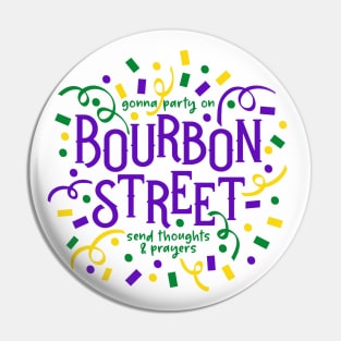 Mardi Gras Bourbon Street Pin