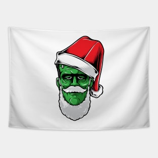 frankenstein mask christmas Tapestry