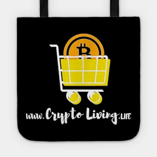 Crypto Living Bitcoin Design White Website Tote