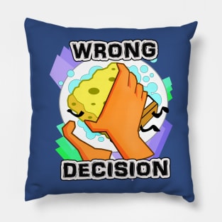 03 Wrong Decision Pillow