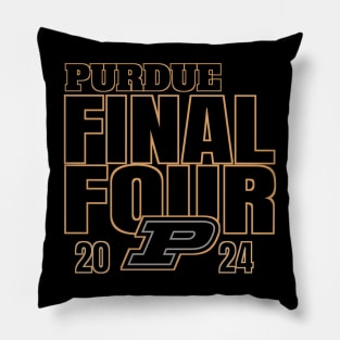 Purdue Boilermakers Final Four 2024 Basketball Pillow