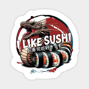 I Like Sushi Magnet