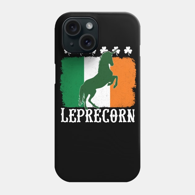 Leprecorn Irish Unicorn St Patricks Day 2018 Phone Case by Eugenex