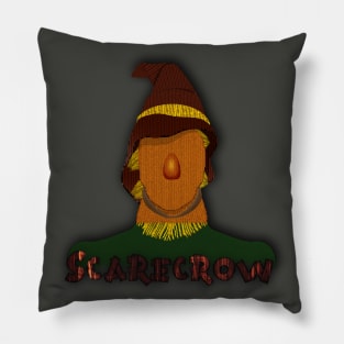 Clearly scarecrow Pillow