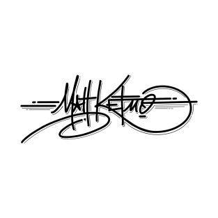 MattKetmo Signature Graffiti White T-Shirt T-Shirt