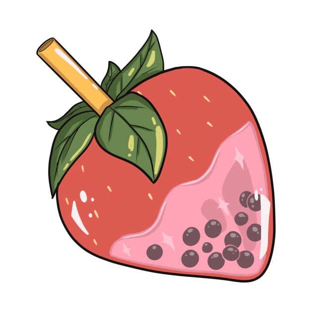 Strawberry Boba by Ottedian