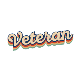 Vintage Veteran - Retro Design Gift T-Shirt