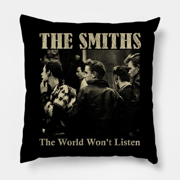 The Smiths Pillow by Riso Art