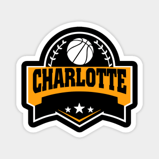 Personalized Basketball Charlotte Proud Name Vintage Beautiful Magnet