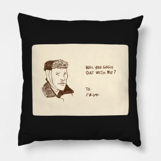 Will You Gogh Out With Me? Valentine Pillow