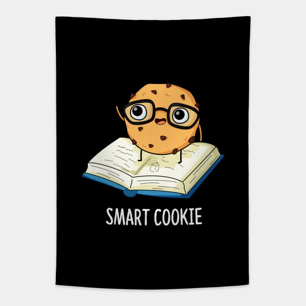 Smart Cookie Cute Food Pun Tapestry by punnybone