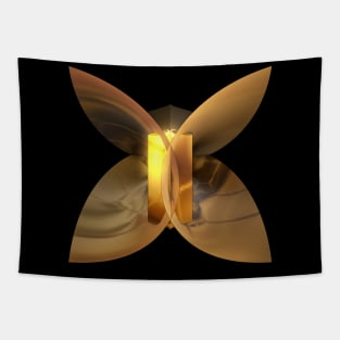 Golden Butterfly Tapestry