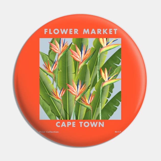 Flower Market Cape Town Pin by edmproject