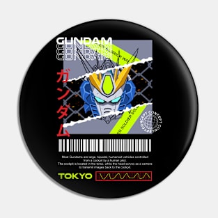 Gundam Streetwear Style Pin