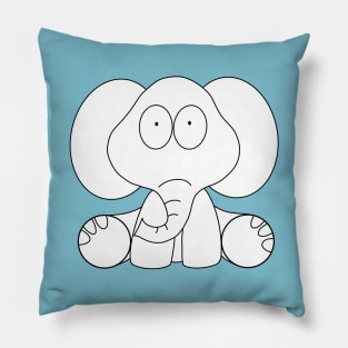 Cute Little Elephant Pillow
