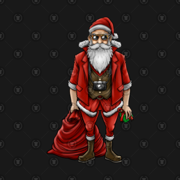 Hipster Santa Claus