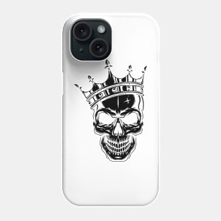 Skull in Crown Phone Case