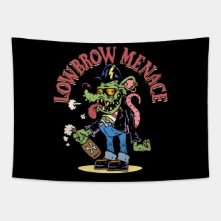 Lowbrow Menace Pyschobilly Rat Tapestry