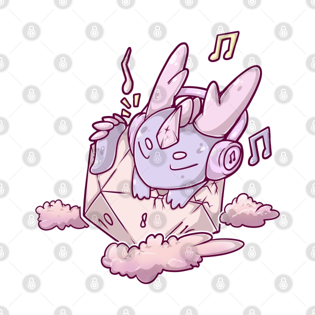 Baby Lofi Dragon on Cloud by MimicGaming