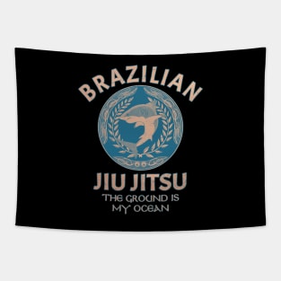 Jiu Jitsu Shark. The ground is my Ocean Tapestry