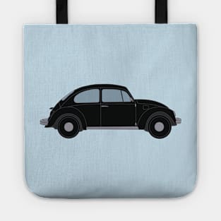 Vintage Car in black Tote