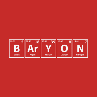 Baryon Elements Spelling T-Shirt