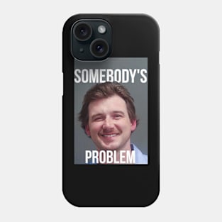 Morgan Wallen Mugshot Somebody's Problem Phone Case