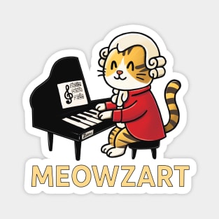 Meowzart Magnet