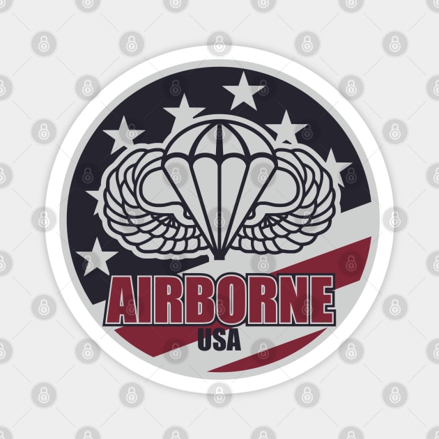 Airborne USA Magnet by TCP