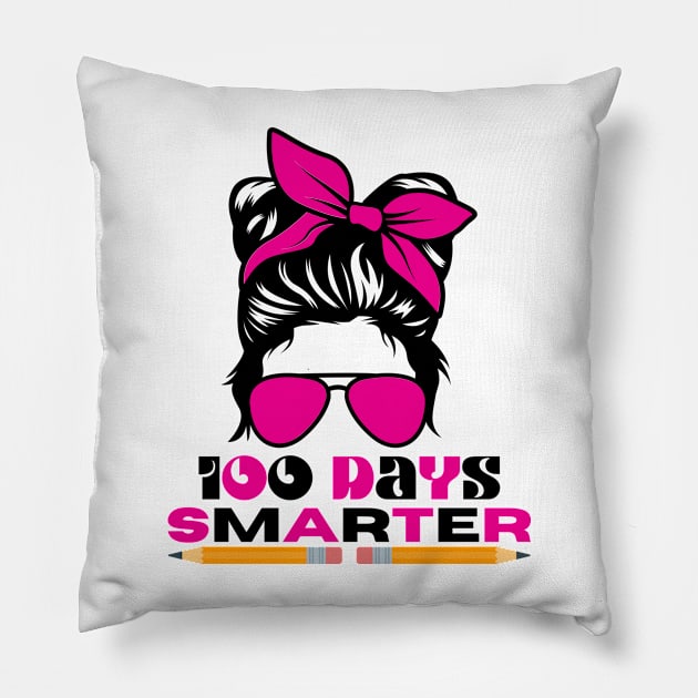 100 Days Of Magical Learning Happy 100 Days Of School Gift Pillow by UltraPod