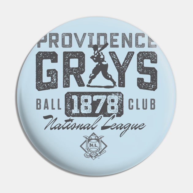 Providence Grays Pin by MindsparkCreative