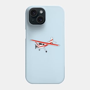 Tricycle gear aircraft cartoon Phone Case