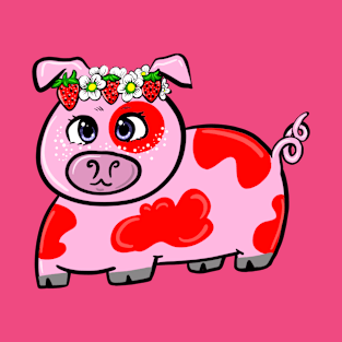 Strawberry Pig T-Shirt