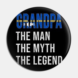 Grand Father Nauruan Grandpa The Man The Myth The Legend - Gift for Nauruan Dad With Roots From  Nauru Pin