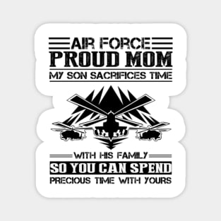 Air Force Proud Mom Son Shirt Magnet