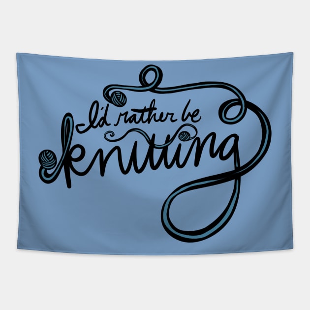 I'd rather be knitting Tapestry by bubbsnugg