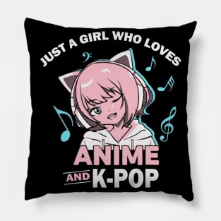 Just a girl who loves anime and kpop music Pillow