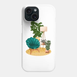 Interior With Plants 3 Phone Case